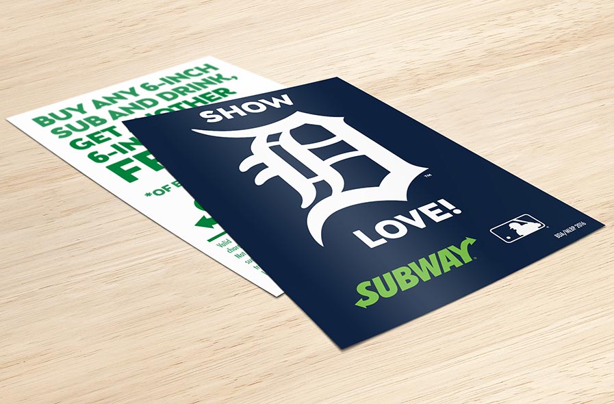 subway flyer