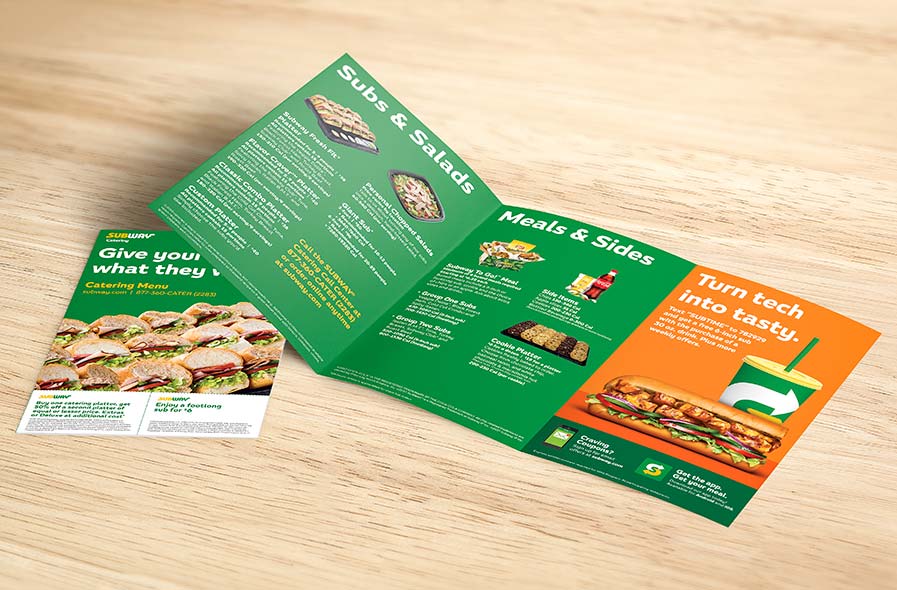 subway trifold